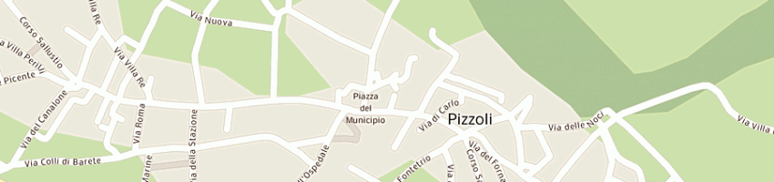 Mappa della impresa bancaetruria ag pizzoli a PIZZOLI