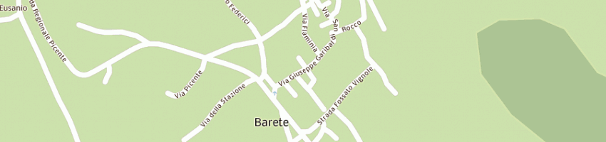 Mappa della impresa supermarket barete snc di mosca ge cappelli p a BARETE