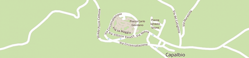 Mappa della impresa ristorante le mura di andreini roberta a CAPALBIO