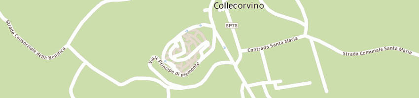 Mappa della impresa cdg service srl a COLLECORVINO