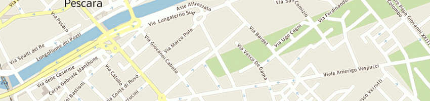 Mappa della impresa palestra living fitness center a PESCARA