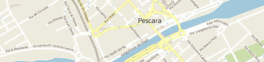 Mappa della impresa polizia stradale a PESCARA