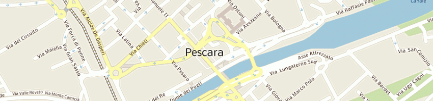 Mappa della impresa commissione tributaria regionale a PESCARA