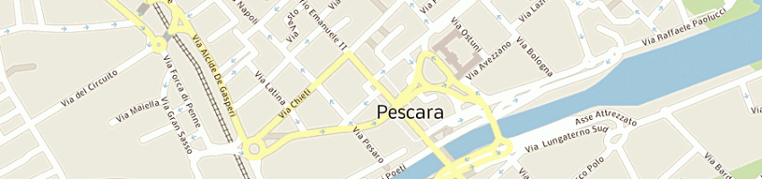 Mappa della impresa circolo la ristorante locanda a PESCARA