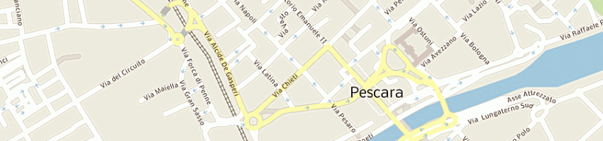 Mappa della impresa ponziani gabriele a PESCARA
