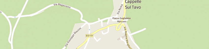 Mappa della impresa cartolibreria l angolo di de amicis maria teresa a CAPPELLE SUL TAVO
