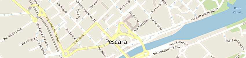 Mappa della impresa polizia a PESCARA