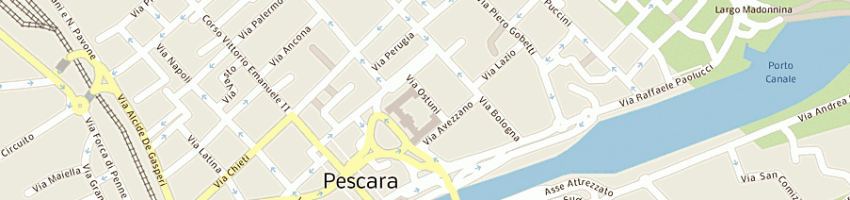 Mappa della impresa soc coop vigilanza privata terra di lavoro arl a PESCARA