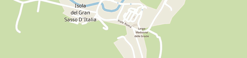 Mappa della impresa hotel paradiso a ISOLA DEL GRAN SASSO D ITALIA