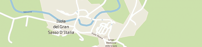 Mappa della impresa cartolibreria punto e virgola di flacco antonio a ISOLA DEL GRAN SASSO D ITALIA