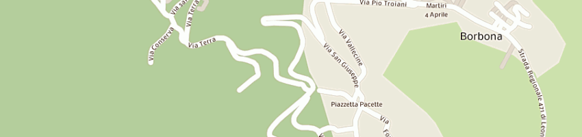 Mappa della impresa carabinieri a BORBONA