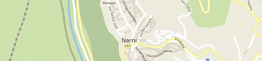 Mappa della impresa caffe' d'italia snc di santirosi sandro e bongarzone alberto a NARNI