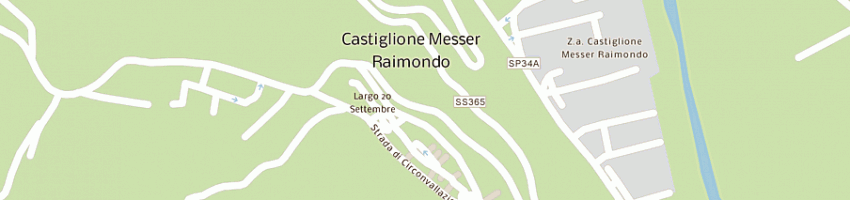 Mappa della impresa savini srl a CASTIGLIONE MESSER RAIMONDO