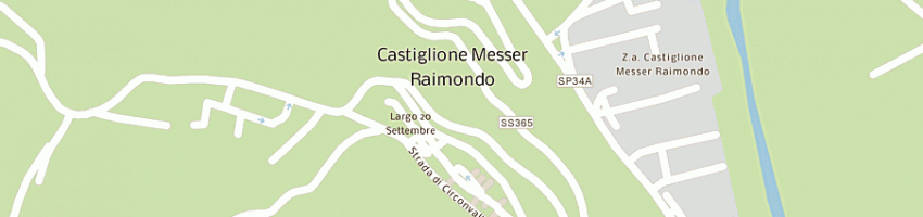 Mappa della impresa passerini franco a CASTIGLIONE MESSER RAIMONDO