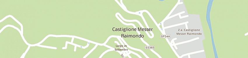 Mappa della impresa ristorante la masseria a CASTIGLIONE MESSER RAIMONDO