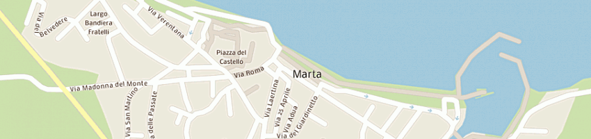 Mappa della impresa ristorante da otello di poleggi giuseppe a MARTA