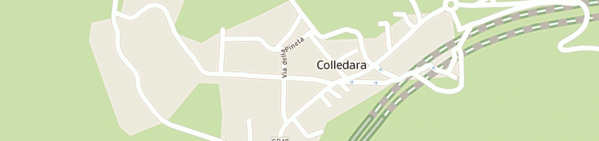 Mappa della impresa strada dei parchi spa a COLLEDARA