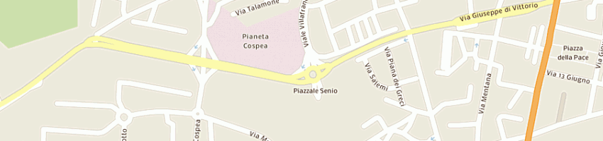 Mappa della impresa pianeta cospea srl a TERNI