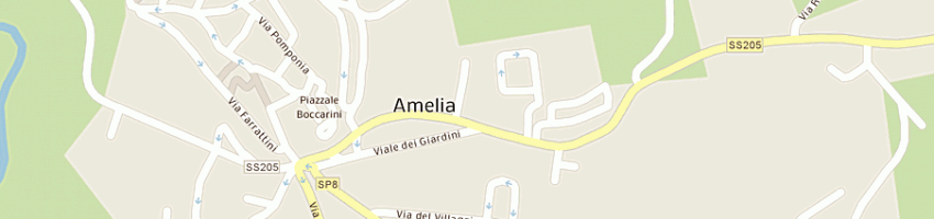 Mappa della impresa albergo ristorante anita a AMELIA