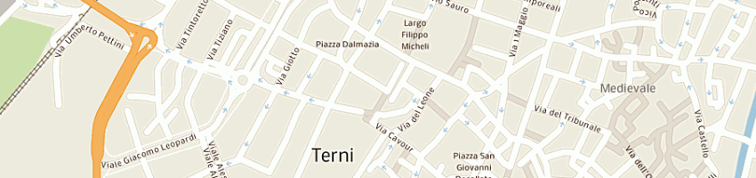 Mappa della impresa ippoliti gianmarco gianmarco a TERNI