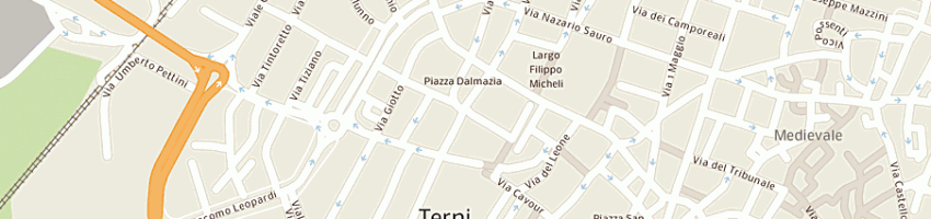 Mappa della impresa ceccarelli mara a TERNI