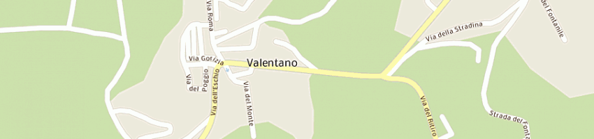 Mappa della impresa sorbera vittorio a VALENTANO
