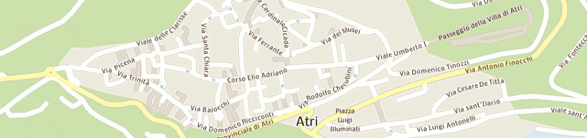 Mappa della impresa ristorante greentime a ATRI