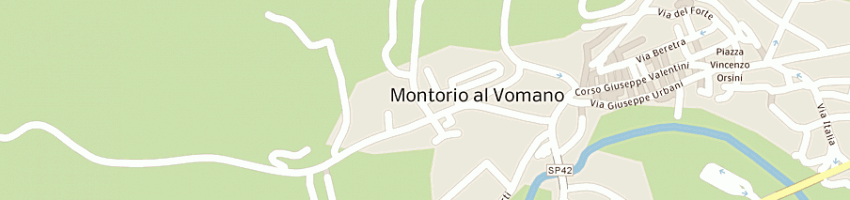 Mappa della impresa municipio a MONTORIO AL VOMANO