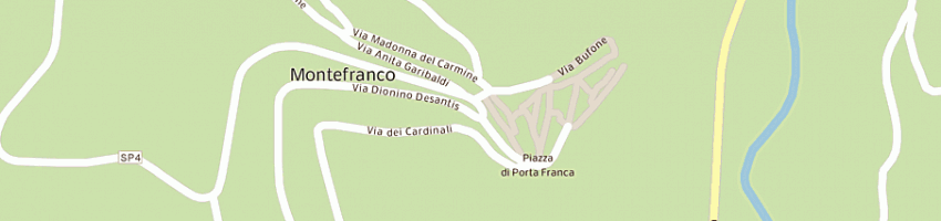 Mappa della impresa fioretti vania a MONTEFRANCO