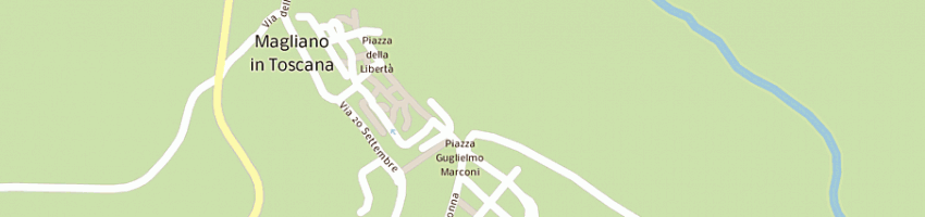 Mappa della impresa trattoria aurora sas a MAGLIANO IN TOSCANA