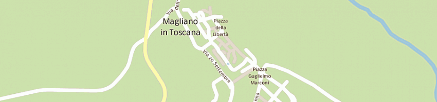 Mappa della impresa poste italiane spa a MAGLIANO IN TOSCANA