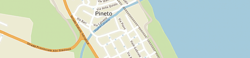 Mappa della impresa coffee shop di di febo cinzia a PINETO