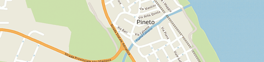 Mappa della impresa panificio pineto pane a PINETO