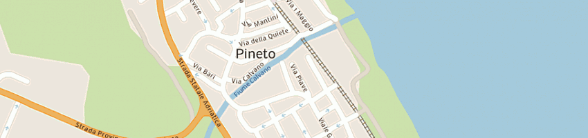 Mappa della impresa studio tecnico a PINETO