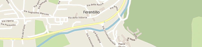 Mappa della impresa ristorante il vecchio ponte a FERENTILLO