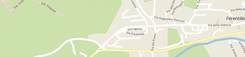 Mappa della impresa municipio a FERENTILLO
