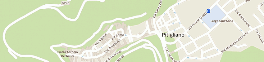 Mappa della impresa farmacia comunale di pitigliano a PITIGLIANO