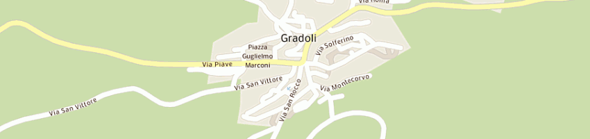 Mappa della impresa vigili urbani a GRADOLI