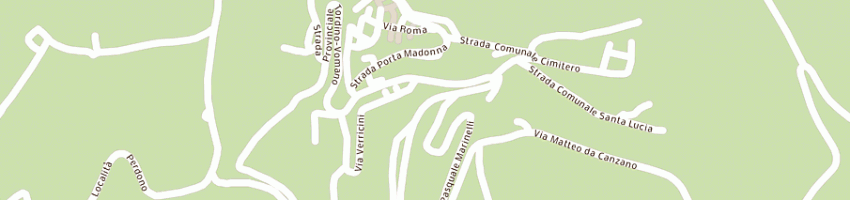 Mappa della impresa macelleria roscioli domenico a CANZANO