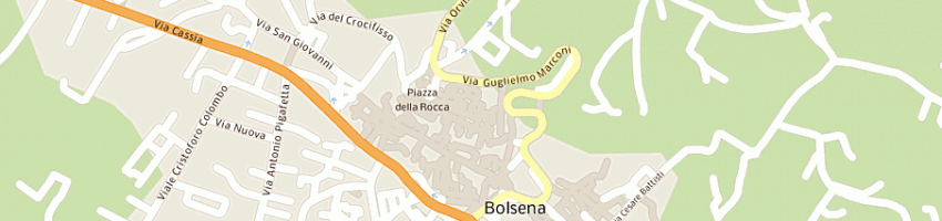 Mappa della impresa bar ristorante pizzeria il castello di spolverini selina a BOLSENA