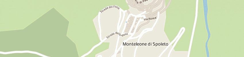 Mappa della impresa edilmonte vannicelli srl a MONTELEONE DI SPOLETO