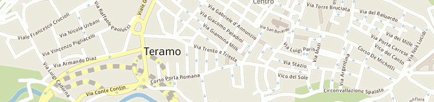 Mappa della impresa auricchiella carlo a TERAMO