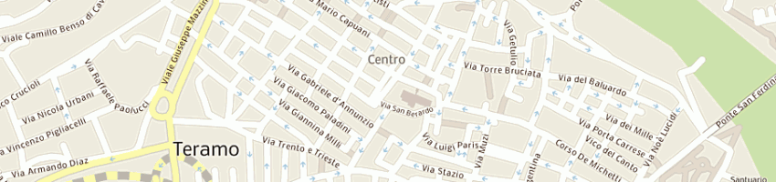 Mappa della impresa centro benessere karumi a TERAMO