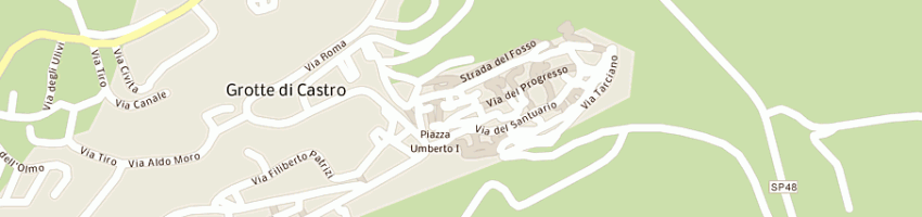 Mappa della impresa gubbiotto pierangelo a GROTTE DI CASTRO