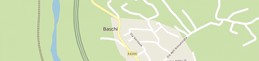 Mappa della impresa fratini antonio a BASCHI
