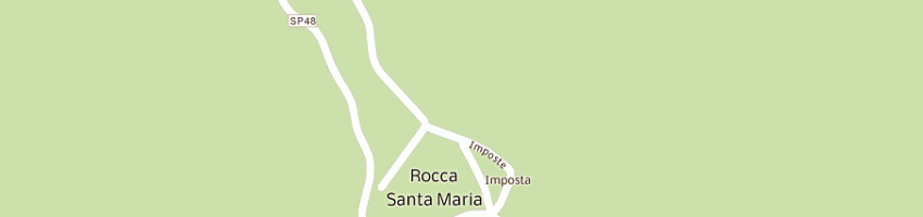 Mappa della impresa bar trattoria bosco martese di pacchioli a ROCCA SANTA MARIA