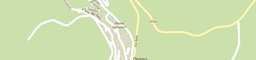 Mappa della impresa comune a ONANO