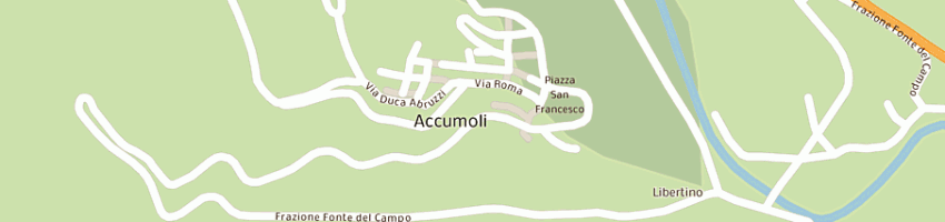 Mappa della impresa pica giorgio a ACCUMOLI