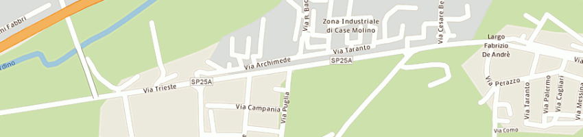 Mappa della impresa pasticceria bucci a CASTELLALTO