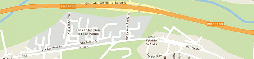 Mappa della impresa associazione culturale cuba show a CASTELLALTO